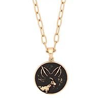 Chupacabra Taurus Zodiac Pendant Necklace