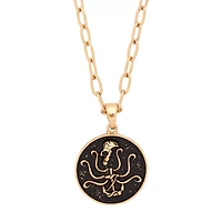 Kraken Pisces Zodiac Pendant Necklace