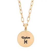 Kraken Pisces Zodiac Pendant Necklace