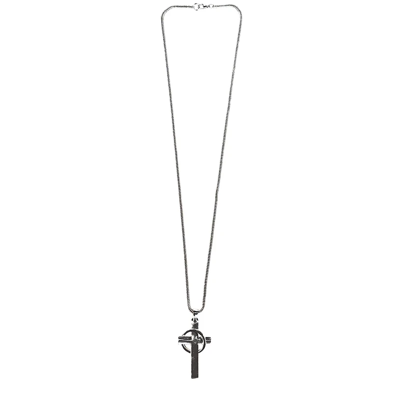 Ring Cross Necklace