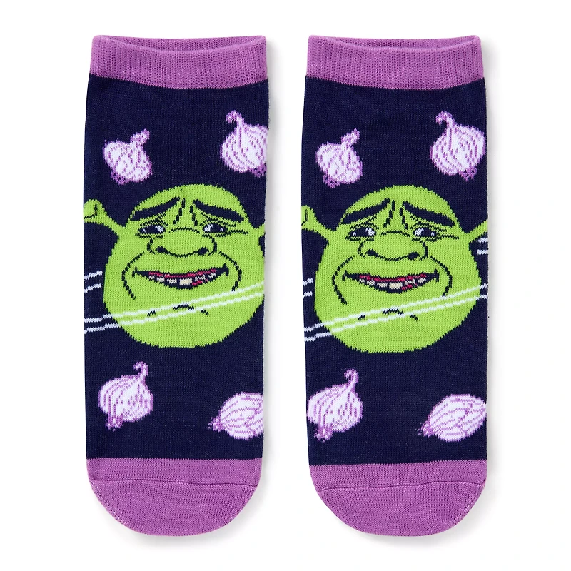 Multi-Pack Shrek Statement No Show Socks - 5 Pack