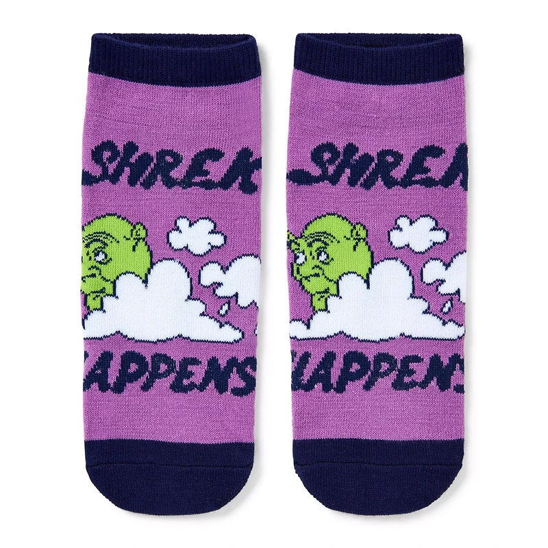 Multi-Pack Shrek Statement No Show Socks - 5 Pack