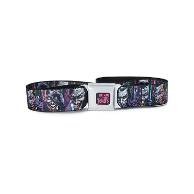 Buckle-Down The Joker Comic Book Seatbelt Belt - Batman