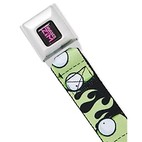 Buckle-Down Girl Seatbelt Buckle-Down Seatbelt Belt - Invader Zim