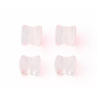 Multi-Pack Pink Oil Slick Heart Plugs - 2 Pair