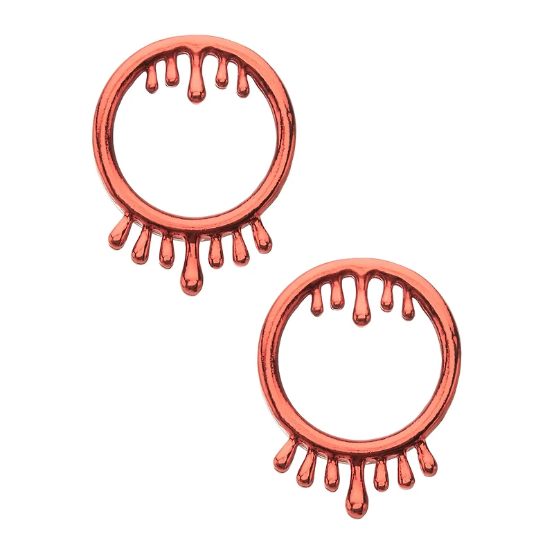 Red Drippy Screw Tunnel Plugs