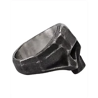 Half Skull Head 3D Ring