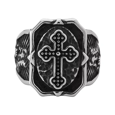 Cross Signet Ring