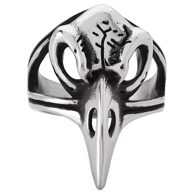 Raven Head Ring