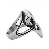 Raven Head Ring