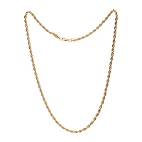 Gold Rope Chain Necklace