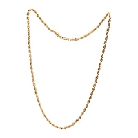 Gold Rope Chain Necklace