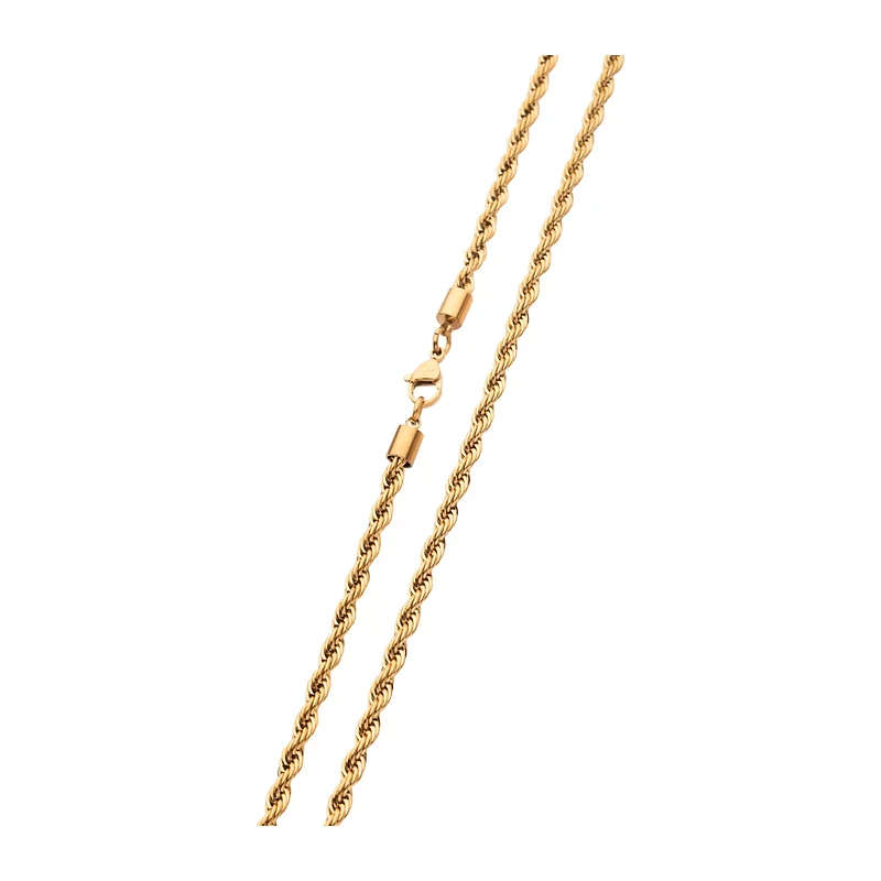 Gold Rope Chain Necklace