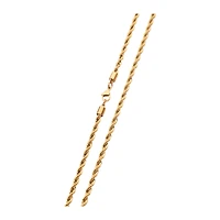Gold Rope Chain Necklace
