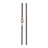 Oxidized Gold Franco Chain Necklace