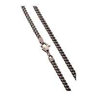 Oxidized Gold Franco Chain Necklace