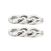 Chain Link Dangle Earrings - 4 Gauge