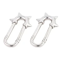 Spiked Safety Pin Earrings - 4 Gauge
