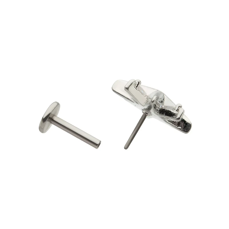 Silver Star Cartilage Stud - 18 Gauge