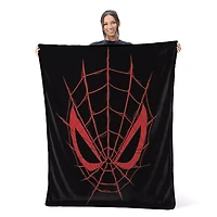 Spider-Man Web Head Fleece Blanket