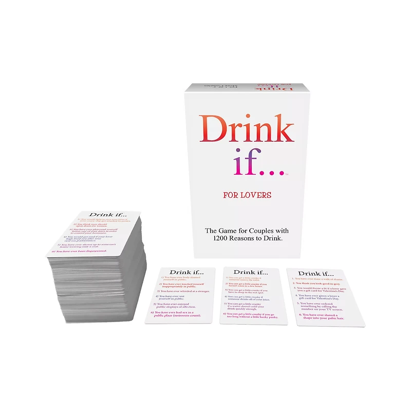 Drink If... Card Game: For Lovers Edition