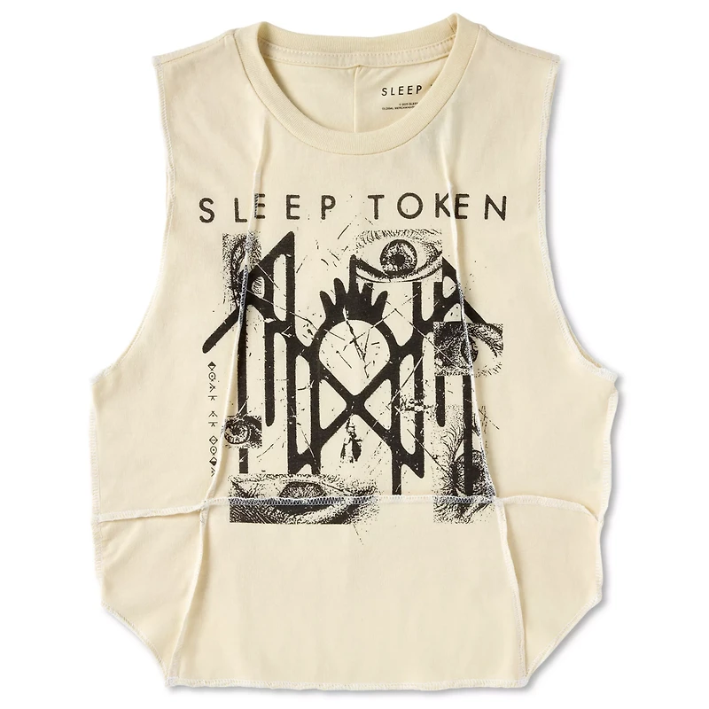 Tan Sleep Token Tank Top