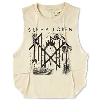 Tan Sleep Token Tank Top