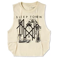 Tan Sleep Token Tank Top