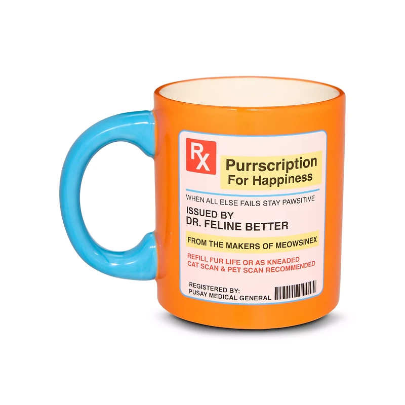 Cat Purrscription Coffee Mug - 18 oz.
