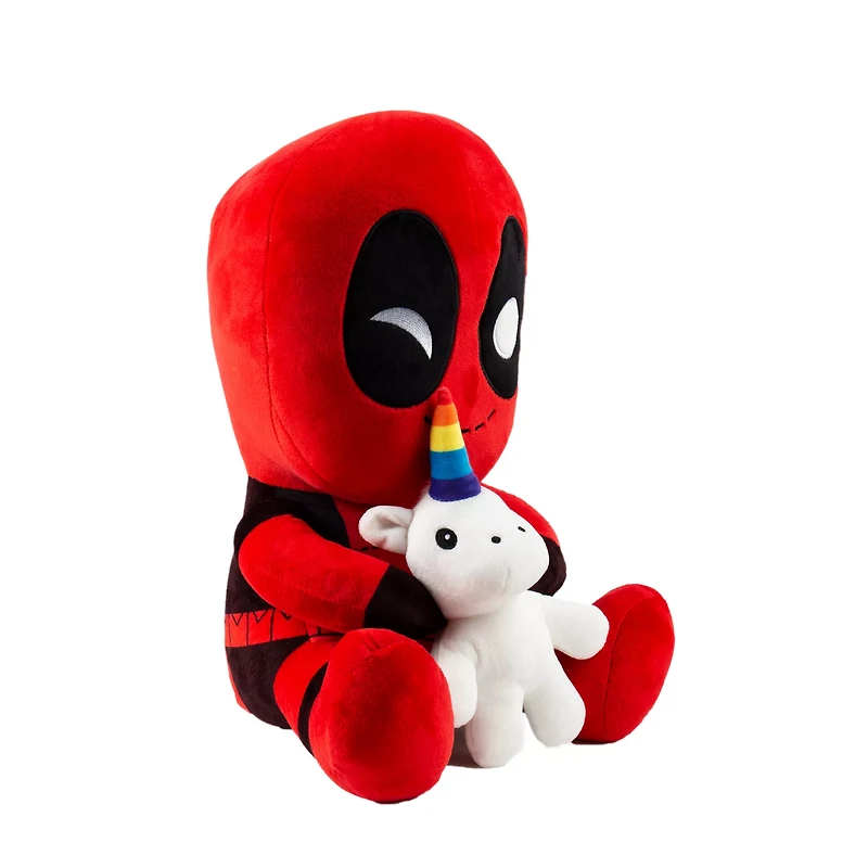 Deadpool Riding a Unicorn HugMe Shake Action Plush