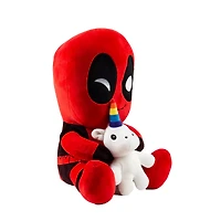 Deadpool Riding a Unicorn HugMe Shake Action Plush