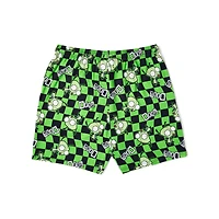 GIR Checkered Lounge Shorts - Invader Zim