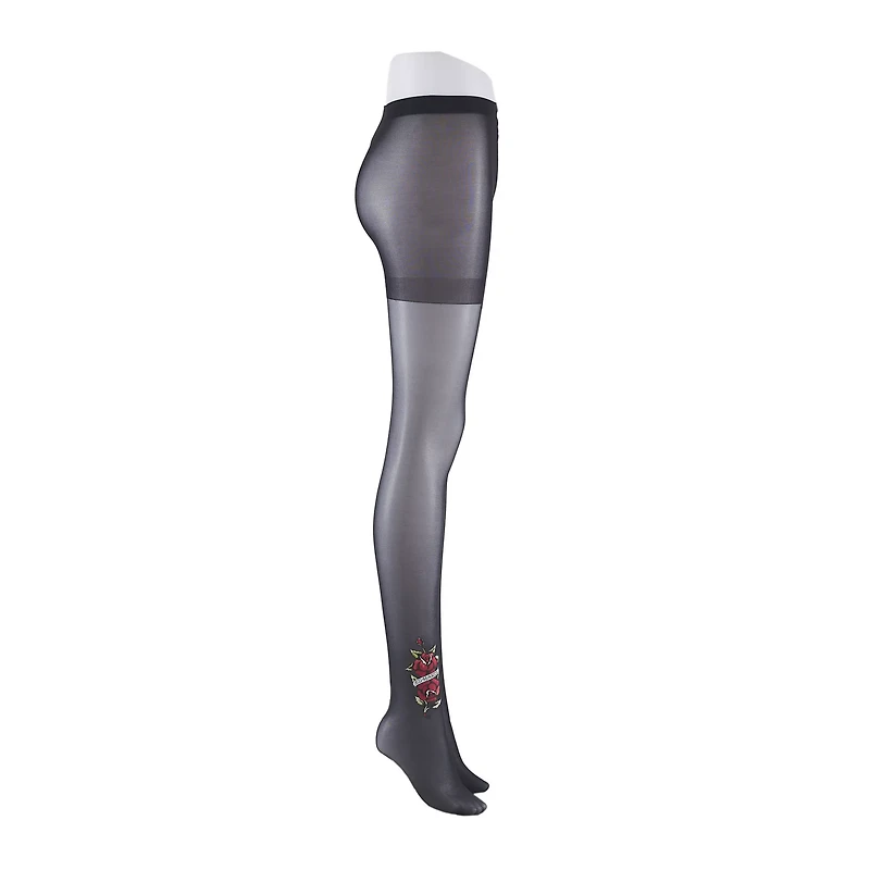 Rose Tattoo Tights - Ed Hardy