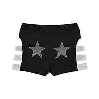 Rhinestone Star Booty Shorts