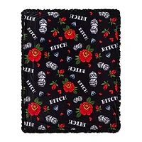 Y2K Bitch Dice Fleece Blanket