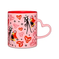 Jack and Sally Heart Handle Coffee Mug 20 oz. - The Nightmare Before Christmas