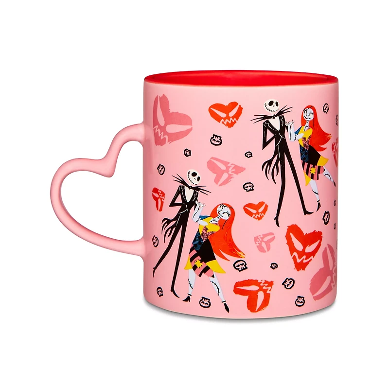 Jack and Sally Heart Handle Coffee Mug 20 oz. - The Nightmare Before Christmas
