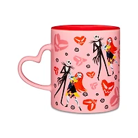 Jack and Sally Heart Handle Coffee Mug 20 oz. - The Nightmare Before Christmas
