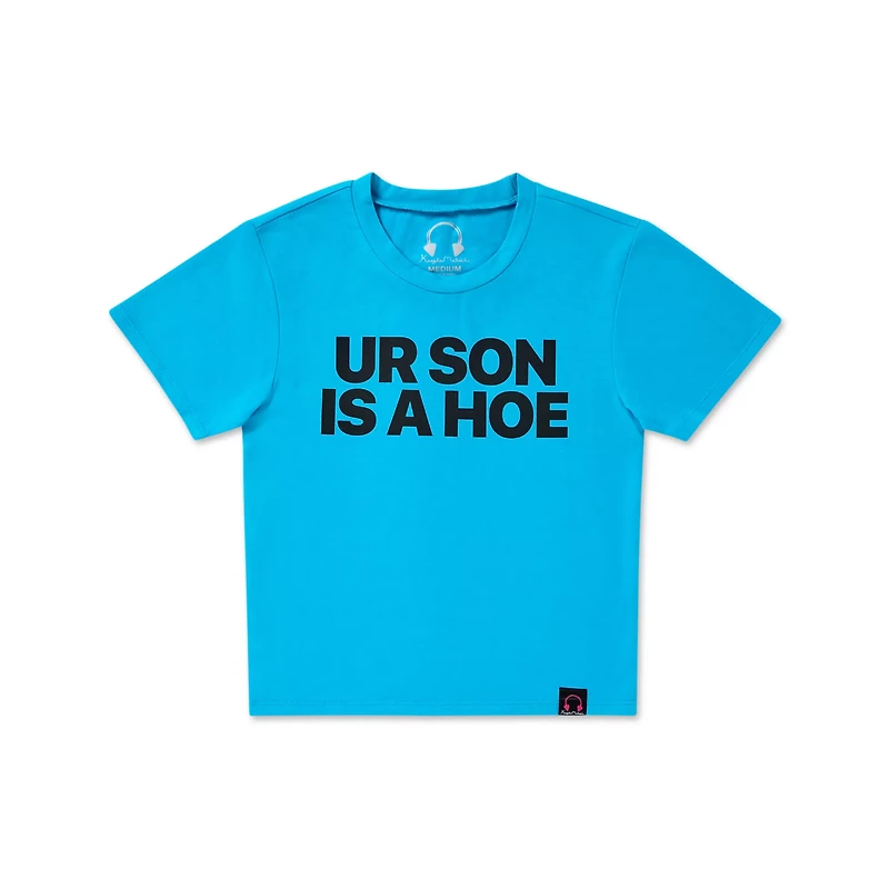 Blue Ur Son Is A Hoe Baby T Shirt - Kayla Malecc