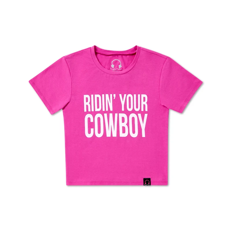 Pink Ridin' Your Cowboy Baby  T Shirt - Kayla Malecc