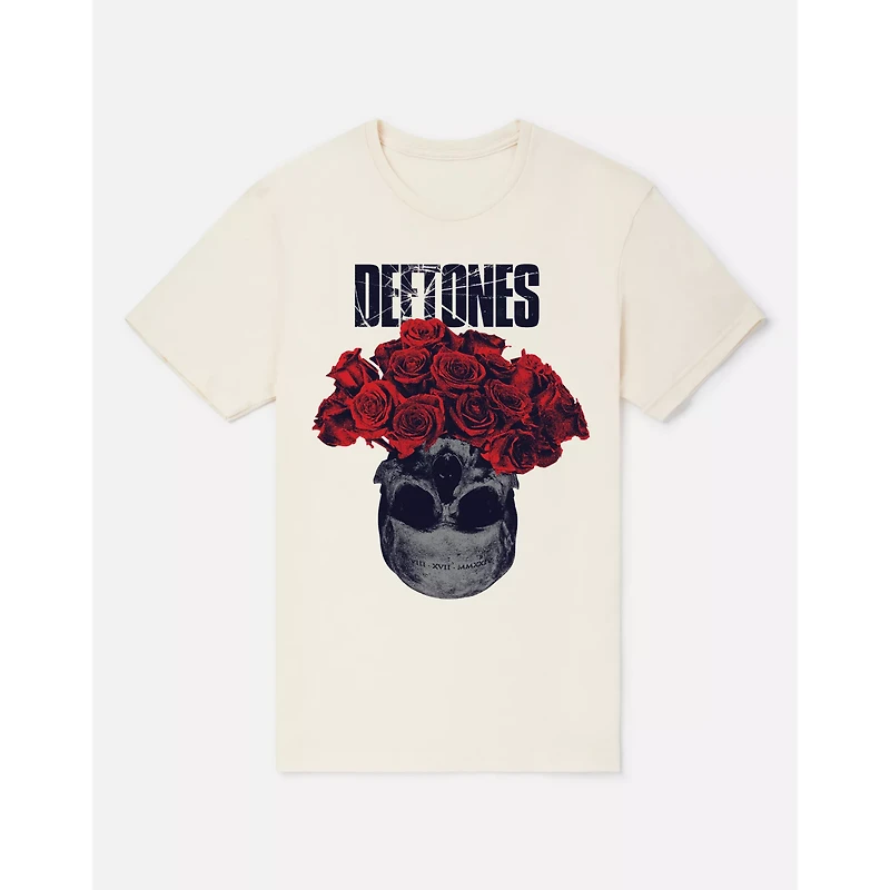Deftones Skull Roses T Shirt
