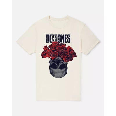 Deftones Skull Roses T Shirt
