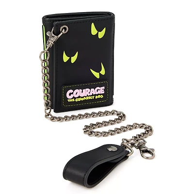 Courage the Cowardly Dog Lenticular Chain Wallet
