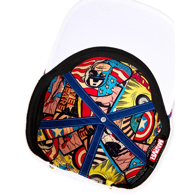 Captain American Shield Snapback Hat - Marvel