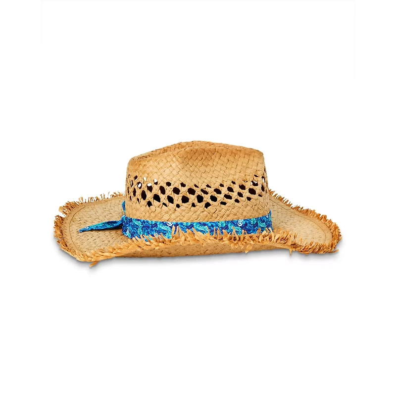 Corona Distressed Straw Cowboy Hat