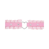 Plaid Heart Choker Necklace