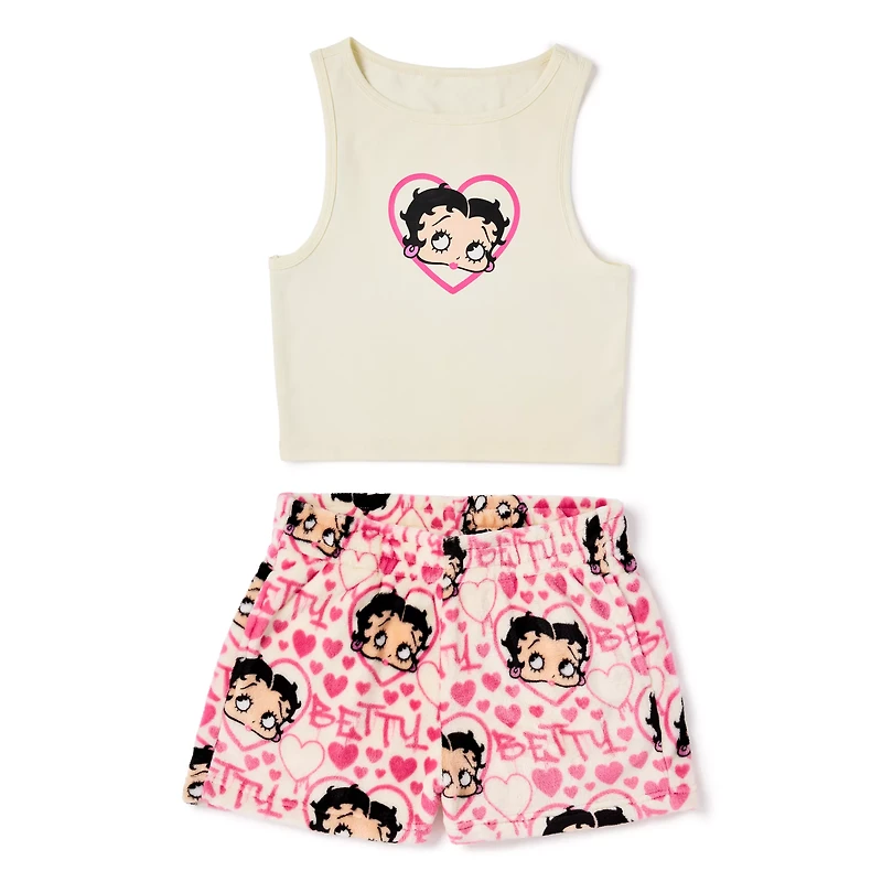 Betty Boop Tank Top and Shorts Set