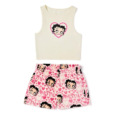 Betty Boop Tank Top and Shorts Set