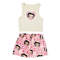 Betty Boop Tank Top and Shorts Set