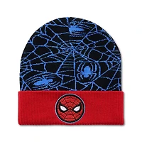 Spider-Man Web Cuff Beanie Hat